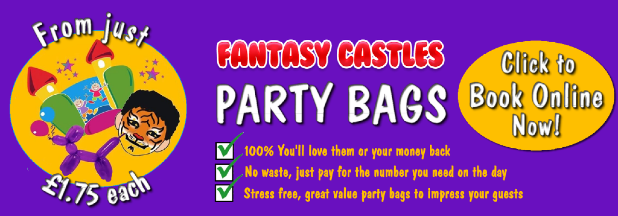 Fantasy Castles Party Bags