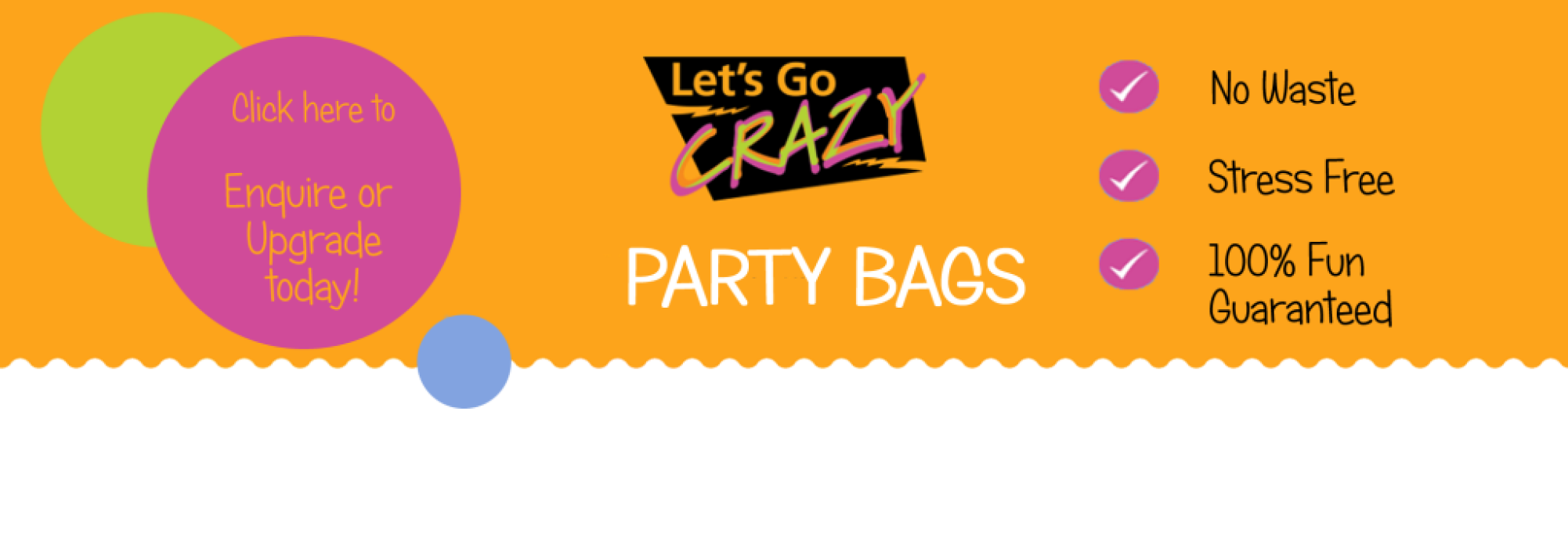 Lets Go Crazy Party Bags