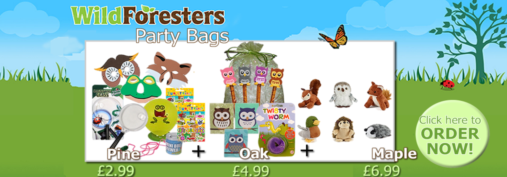 Wild Foresters Party Bags