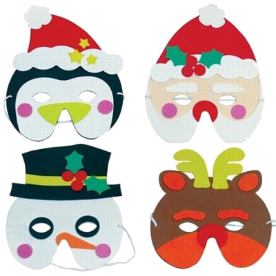 Non Stop Xmas Face Masks