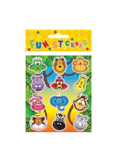 Wholesale x120 Jungle Animal Sticker Sheets