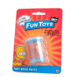 Bart Simpson Fart Noise Putty