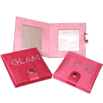 Diamante Handbag Mirrors- LOVE, GLAM, SEXY