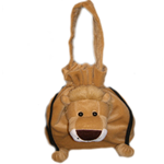 Plush Lion drawstring party bag