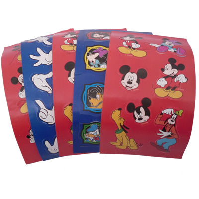 Mickey & Minnie Mouse with Friends Sticker Sheet