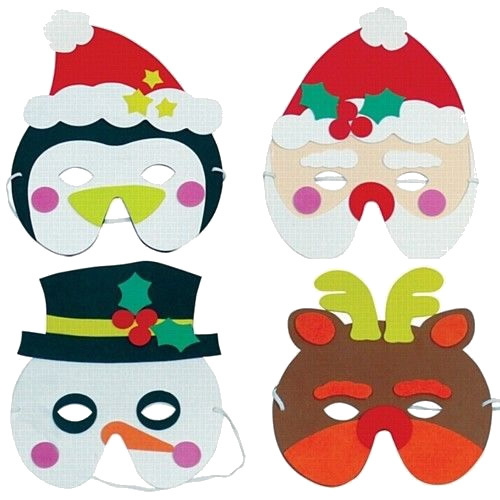 Christmas Themed Childrens Face Masks