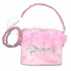 Plush Princess Party Bag & Beads