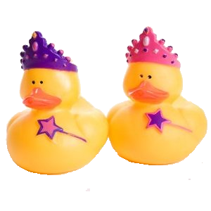 Princess Rubber Ducks for party loot bags