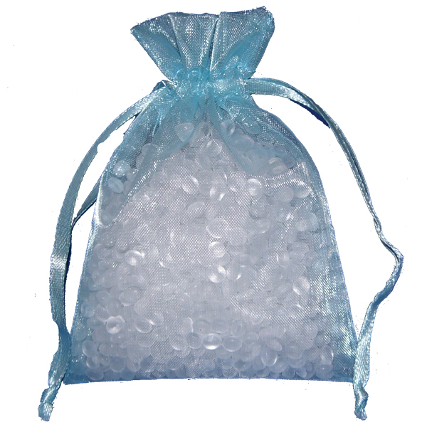 Small Turquoise Organza Bag