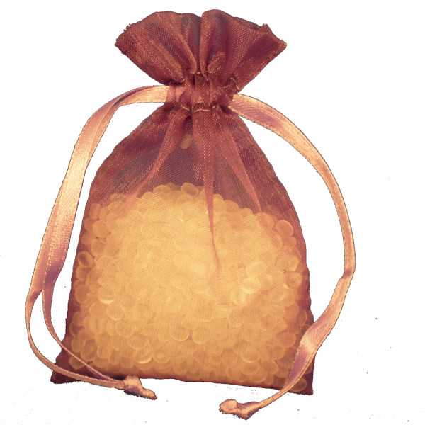 Small Violet Organza Bag