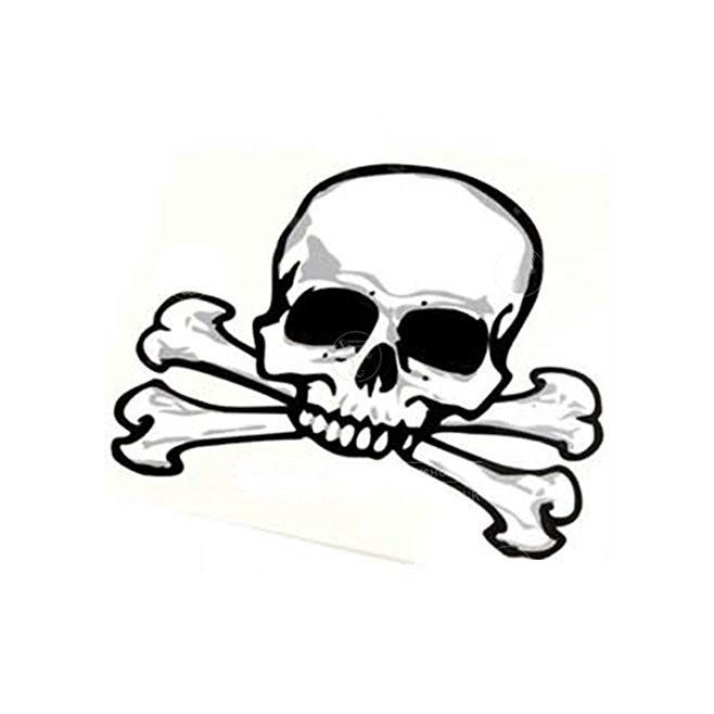 Skull & Crossbones Temporary tattoo for pirate themed party bags