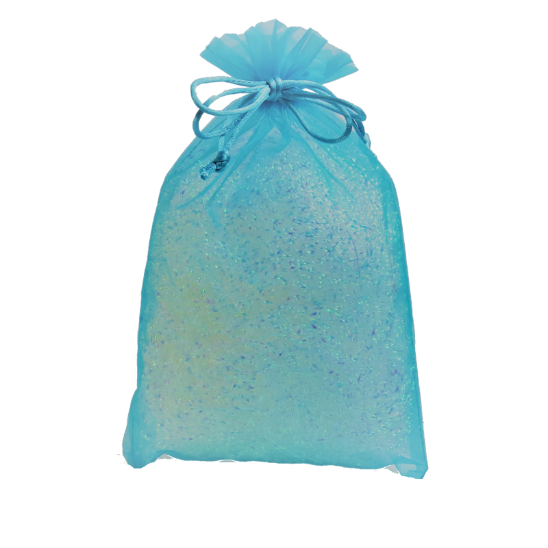 Turquoise Organza Party Bag