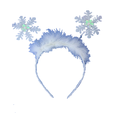 Frozen Snowflake Winter Headband