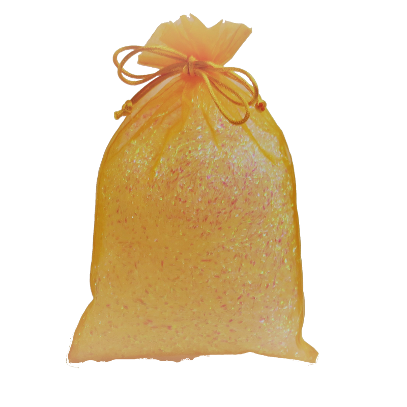 Orange Organza Party Bag