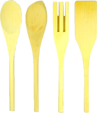 Childrens Wooden Cooking Utensils