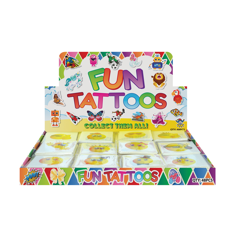 Box576 Smiley Face Temporary Party Tattoos