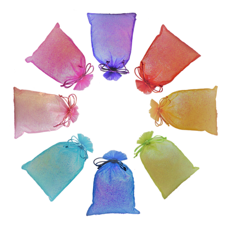 Rainbow range of party bag colours