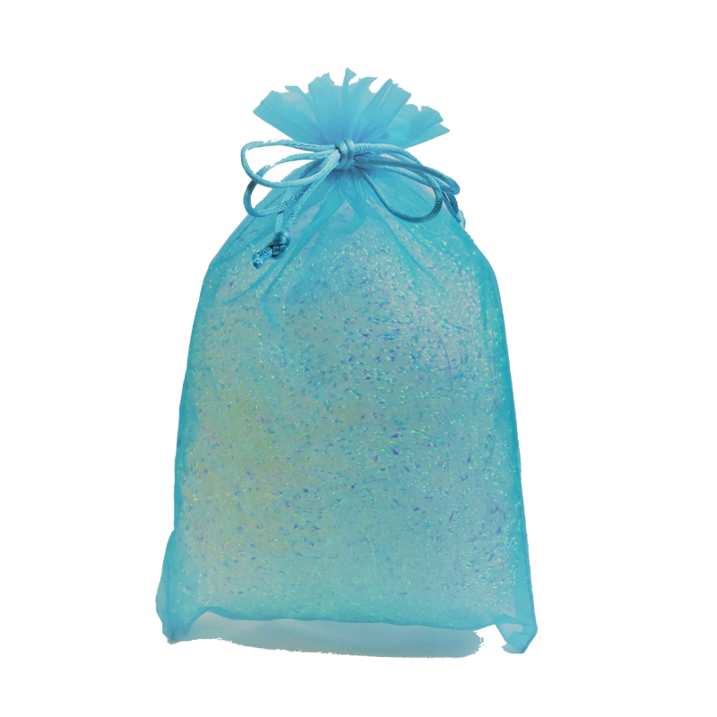 Turquoise Organza Party Bag